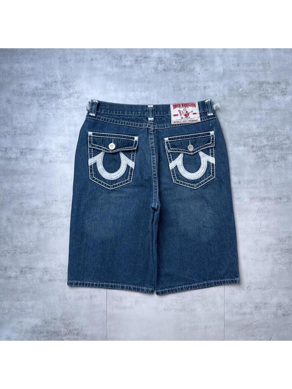 Y2K True Religion 00s Denim Baggy Shorts